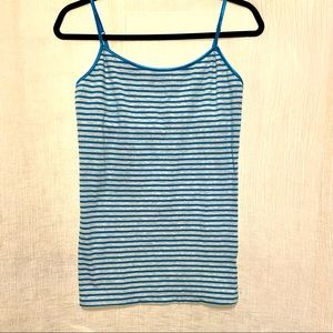 Aeropostale striped jersey knit lined tank top
